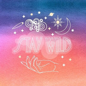 8´´ Stay Wild Embroidery kit