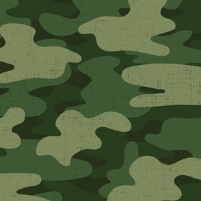 Green Camo- extra large scale