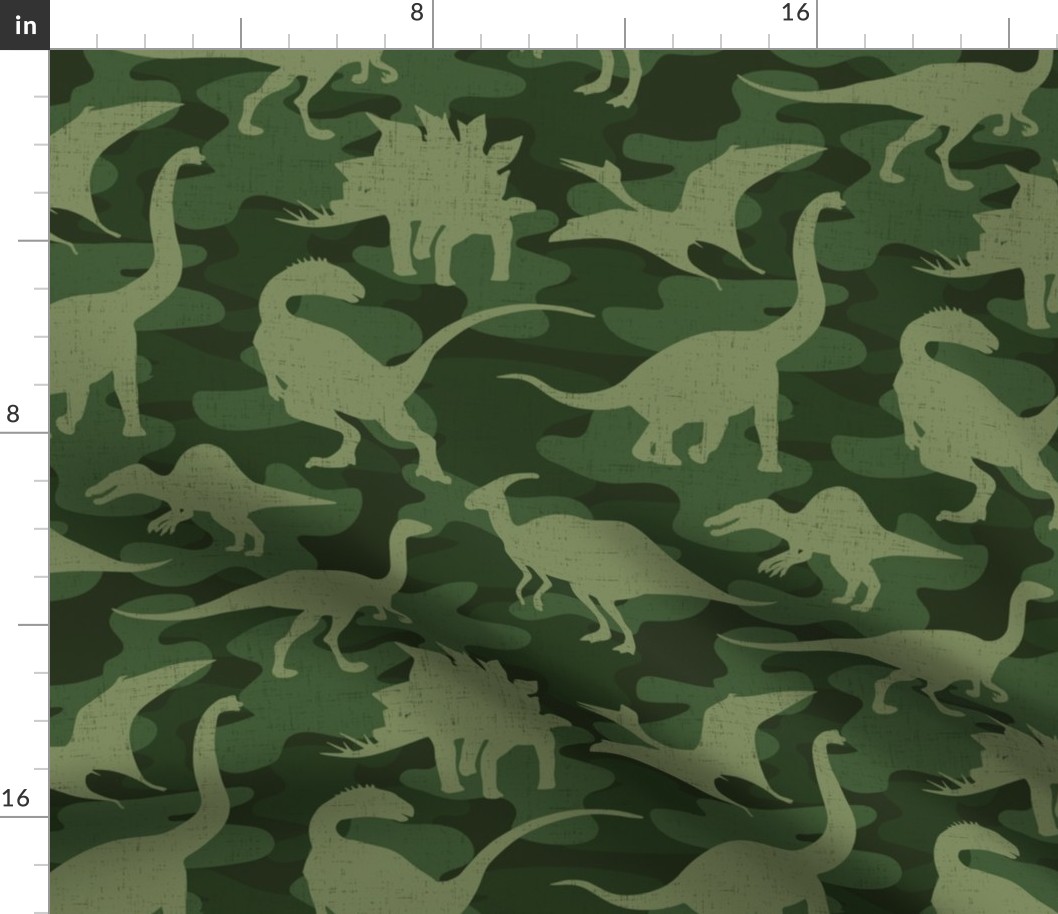 Green Camo Dinosaurs-large scale