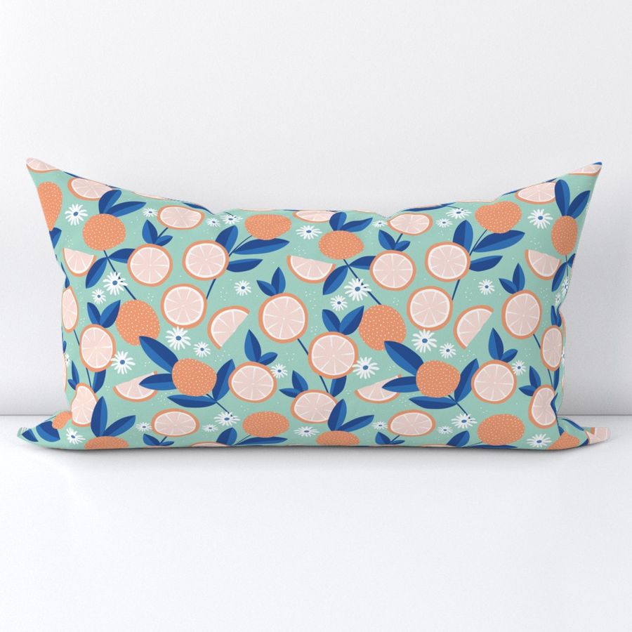 The Home Store Blue Circles Summer Kitchen Linens Collection 