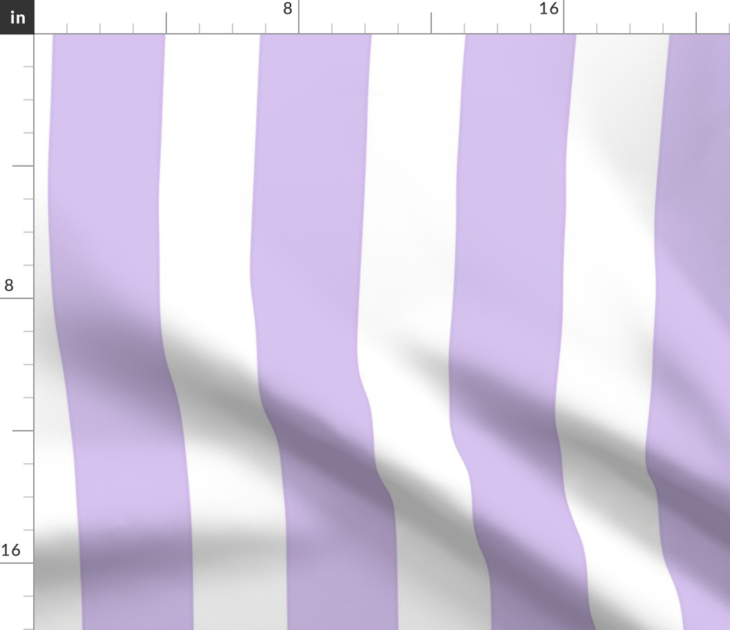 3" lavender cabana stripe