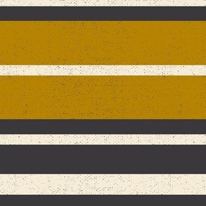 Washed Ashore Beachcomber Stripe - Charcoal Black Multi Large Scale