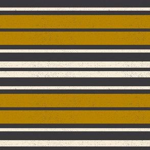 Washed Ashore Beachcomber Stripe - Charcoal Black Multi Regular Scale
