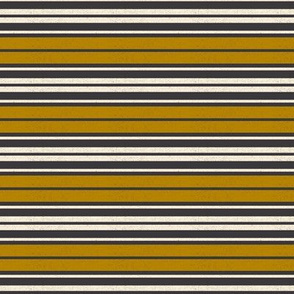 Washed Ashore Beachcomber Stripe - Charcoal Black Multi Small Scale