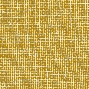 Linen Textured Solid - Golden Yellow Ivory 