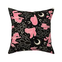 Cowboys and Cacti - large - rotated - black & pink