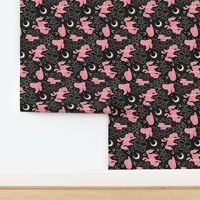 Cowboys and Cacti - large - rotated - black & pink