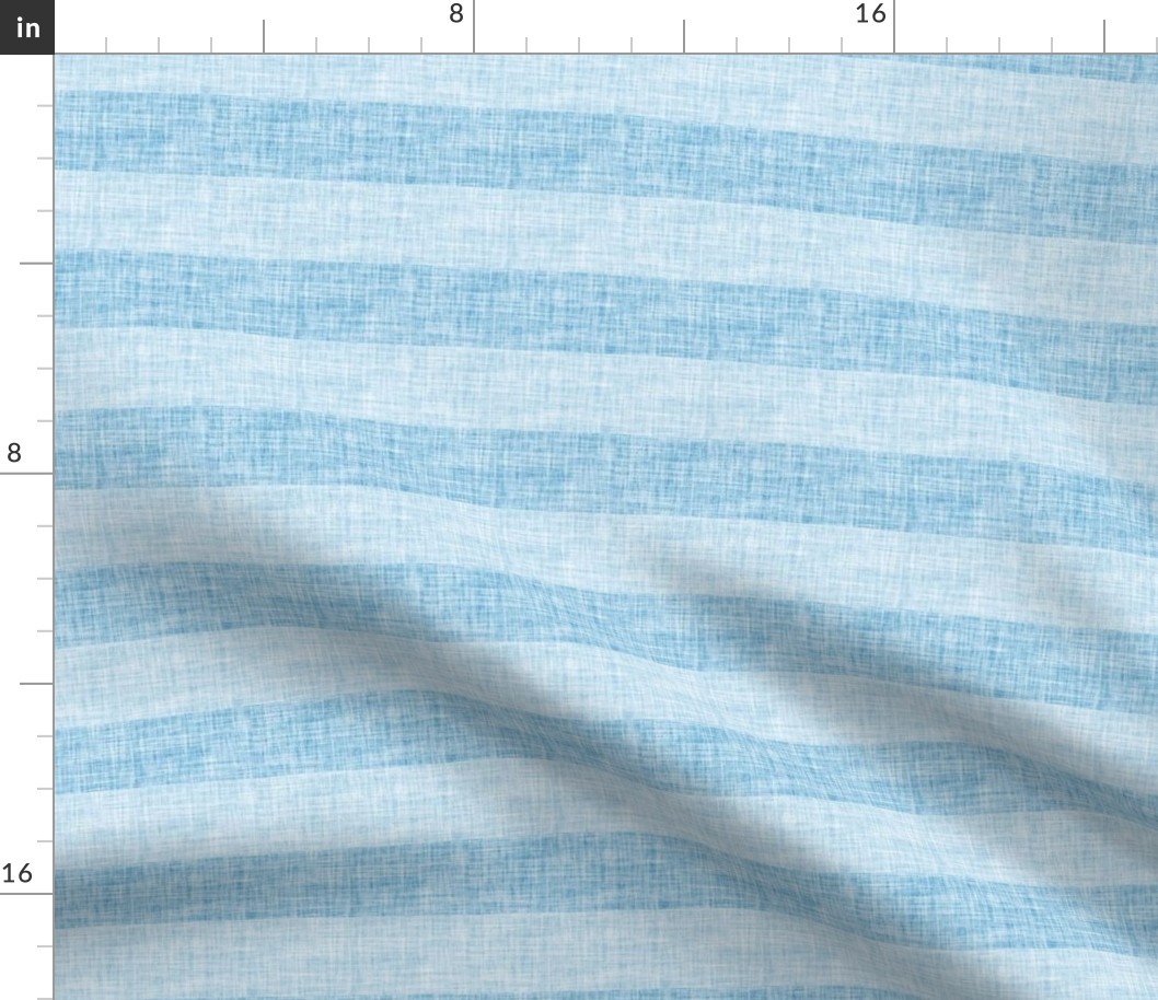 sky big linen stripes