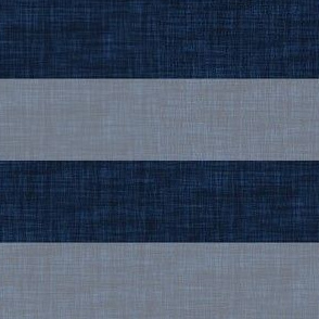 navy no. 3 big linen stripes