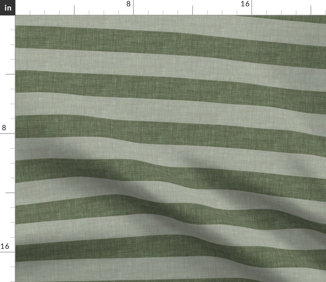 sage no. 1 big linen stripes