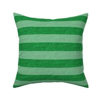 emerald green no. 1 big linen stripes