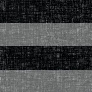 black big linen stripes
