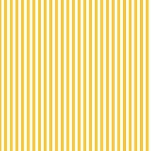 Small Maize Bengal Stripe Pattern Vertical in White