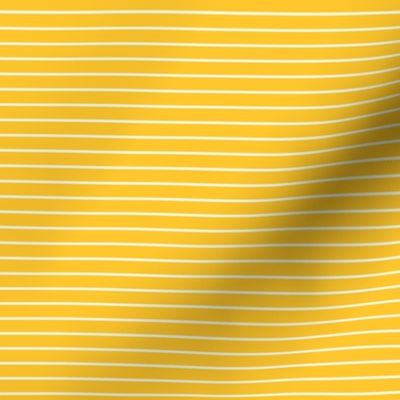 Small Maize Pin Stripe Pattern Horizontal in White