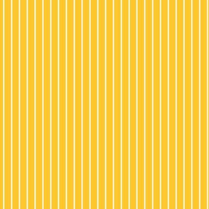 Small Maize Pin Stripe Pattern Vertical in White