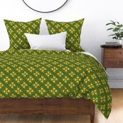 lemons floral green medium