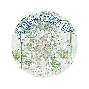 Tread Lightly - Embroidery Template