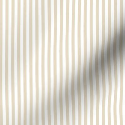 Cream and White Stripes