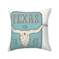 Texas Bull Head Cross Stitch