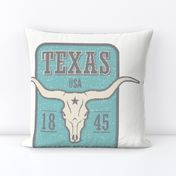 Texas Bull Head Cross Stitch