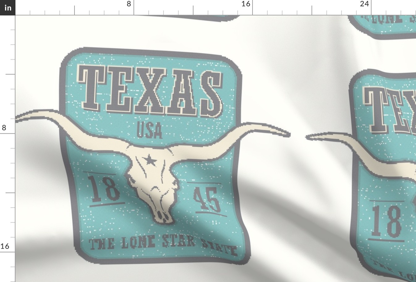 Texas Bull Head Cross Stitch