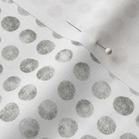Polka Dots Are Ditsy - gunmetal gray