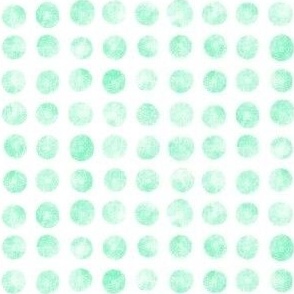 Polka Dots Are Ditsy - mint green