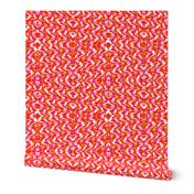 red deco zigzag - extra-bright