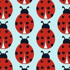 Vermilion Red Ladybugs