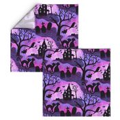 Spooky Halloween Haunts- Fandango Pastel Pink