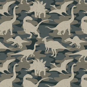 Brown Camo Dinosaurs-large scale