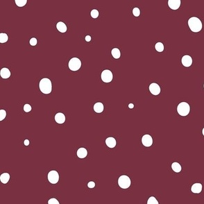 Garnet and Gold Irregular Dot large-02