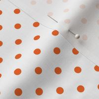 Navy and Orange quarter inch dot-03