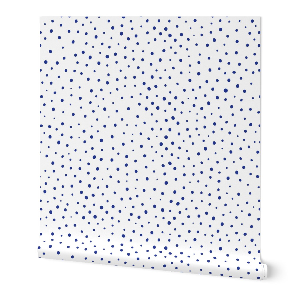 Royal Blue and Orange Irregular Dot large-03