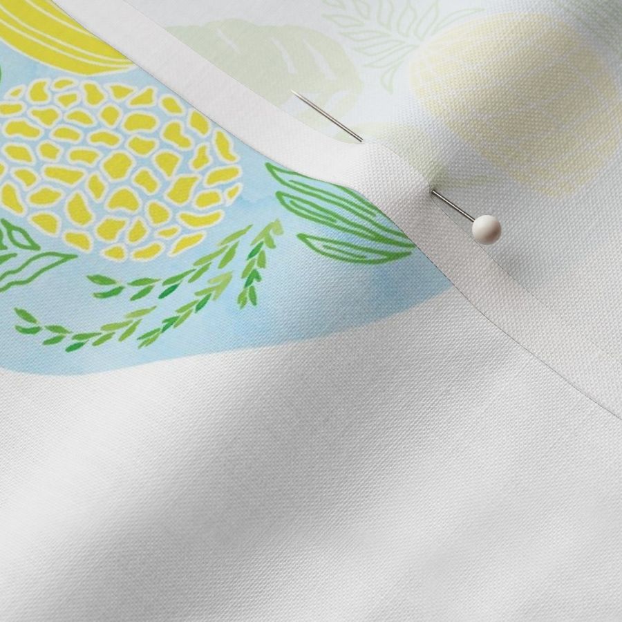 Island Fresh Pineapple Embroidery Template