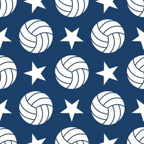 Volleyball Stars - Navy