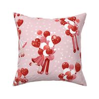 The kitschiest valentines  love celebration in petal signature cotton solids coordinate colors  by art for joy lesja saramakova gajdosikova design