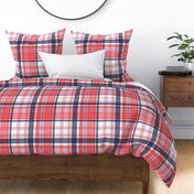  Large twill plaid light red and blue by art for joy lesja saramakova gajdosikova design