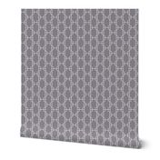 Grey with a White Geometric Squares Design