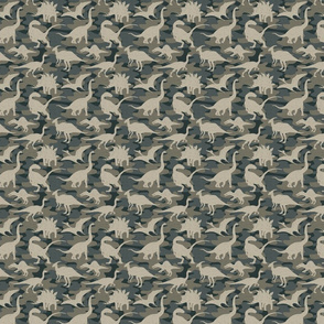 Brown Camo Dinosaurs - small scale