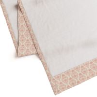 Monochrome Damask Pink by DEINKI (Small Scale)