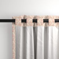 Monochrome Damask Pink by DEINKI (Small Scale)