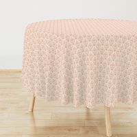 Monochrome Damask Pink by DEINKI (Small Scale)