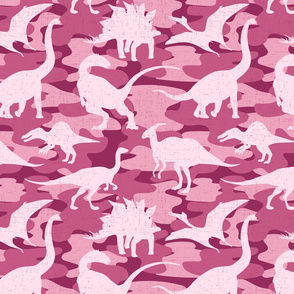 Pink Camo Dinosaurs-large scale