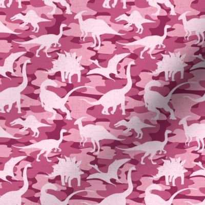 Pink Camo Dinosaurs- small scale