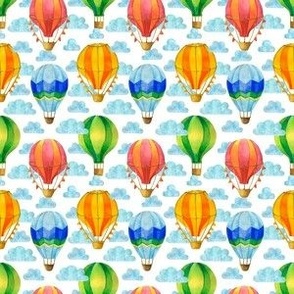 Small Scale Colorful Hot Air Balloons