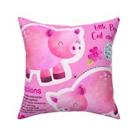 Little Pink Piggy Easy Cut and Sew Stuffie