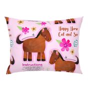 Happy Horse Easy Cut and Sew Stuffie