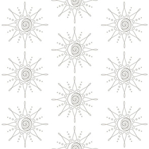 Sun and Moon Embroidery Pattern