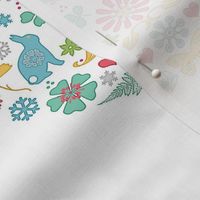 Embroidery Template Woodland Meadow